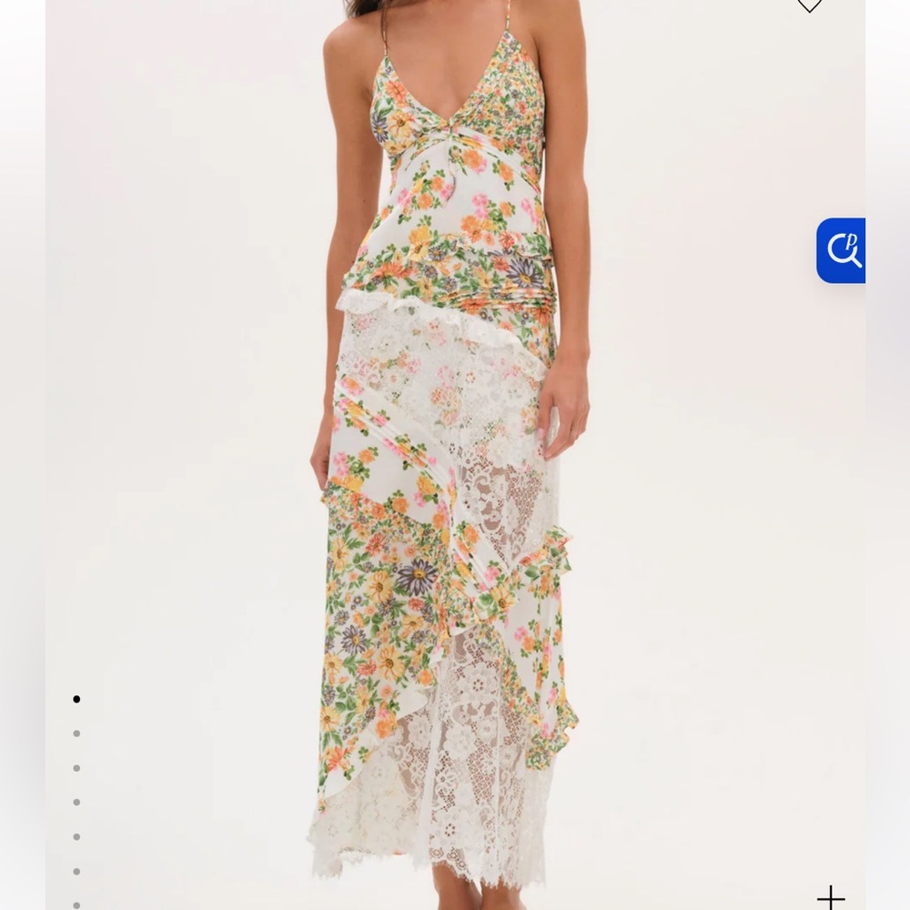 For Love And Lemons Rosalyn Maxi Dress